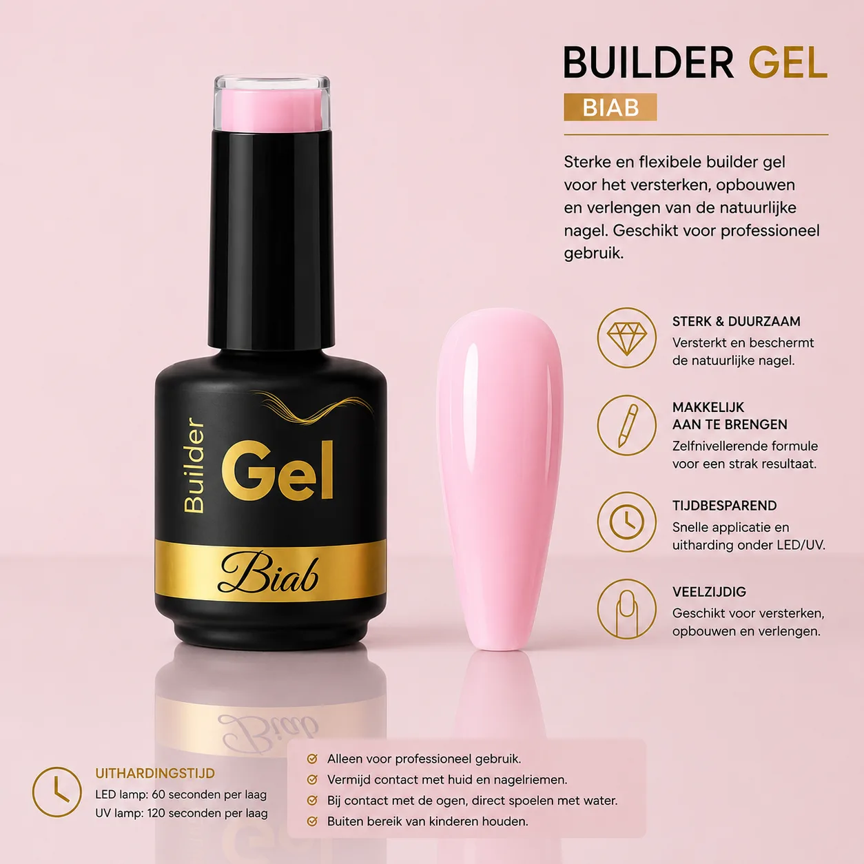 CS Trade Nagel Builder Gel – BIAB 15ml – Voor Versteviging Natuurlijke Nagels 3