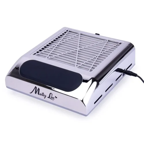 MollyLac Nagelstofafzuiger 80W ‘Silver’ 1-ventilator